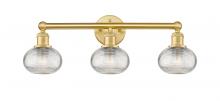 Innovations Lighting 616-3W-SG-G555-6CL - Ithaca - 3 Light - 24 inch - Satin Gold - Bath Vanity Light