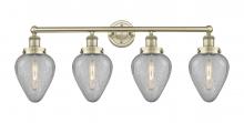 Innovations Lighting 616-4W-AB-G165 - Geneseo - 4 Light - 34 inch - Antique Brass - Bath Vanity Light