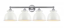 Innovations Lighting 616-4W-PC-M14-W - Adirondack - 4 Light - 35 inch - Polished Chrome - Bath Vanity Light