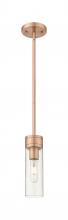 Innovations Lighting 617-1S-AC-G617-8SDY - Boreas - 1 Light - 3 inch - Antique Copper - Stem Hung - Mini Pendant