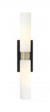 Innovations Lighting 617-2W-BAB-G617-11SWH - Boreas - 2 Light - 24 inch - Black Antique Brass - Bath Vanity Light