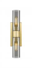 Innovations Lighting 617-2W-SG-G617-8SM - Boreas - 2 Light - 18 inch - Satin Gold - Bath Vanity Light