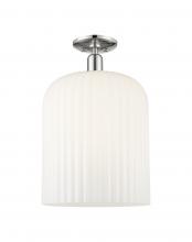 Innovations Lighting 716-1C-PN-G559-12GWH - Bridal Veil - 1 Light - 12 inch - Polished Nickel - Semi-Flush Mount