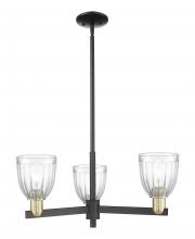 Innovations Lighting 716-3CR-BAB-G442 - Brookfield - 3 Light - 28 inch - Black Antique Brass - Stem hung - Pendant