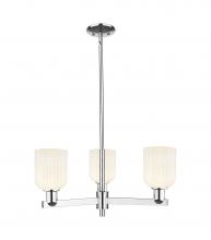 Innovations Lighting 716-3CR-PC-G559-5GWH - Bridal Veil - 3 Light - 18 inch - Polished Chrome - Pendant