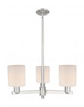 Innovations Lighting 716-3CR-SN-G111 - Cobbleskill - 3 Light - 27 inch - Satin Nickel - Stem hung - Pendant