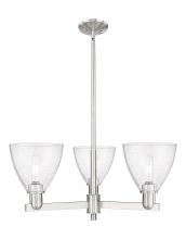 Innovations Lighting 716-3CR-SN-GBD-754 - Bristol - 3 Light - 29 inch - Satin Nickel - Stem hung - Pendant