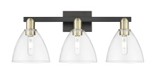 Innovations Lighting 716-3W-BAB-GBD-752 - Bristol - 3 Light - 27 inch - Black Antique Brass - Bath Vanity Light