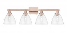 Innovations Lighting 716-4W-AC-GBD-752 - Bristol - 4 Light - 35 inch - Antique Copper - Bath Vanity Light