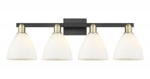 Innovations Lighting 716-4W-BAB-GBD-751 - Bristol - 4 Light - 35 inch - Black Antique Brass - Bath Vanity Light