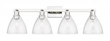 Innovations Lighting 716-4W-PN-GBD-754 - Bristol - 4 Light - 35 inch - Polished Nickel - Bath Vanity Light