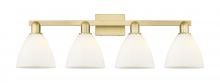 Innovations Lighting 716-4W-SG-GBD-751 - Bristol - 4 Light - 35 inch - Satin Gold - Bath Vanity Light