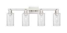 Innovations Lighting 716-4W-SN-G804 - Clymer - 4 Light - 31 inch - Brushed Satin Nickel - Bath Vanity Light