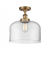 Innovations Lighting 916-1C-BB-G72-L - Bell - 1 Light - 12 inch - Brushed Brass - Semi-Flush Mount