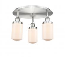 Innovations Lighting 916-3C-SN-G311 - Dover - 3 Light - 16 inch - Satin Nickel - Flush Mount