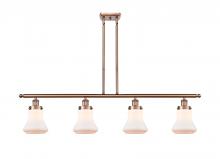 Innovations Lighting 916-4I-AC-G191 - Bellmont - 4 Light - 48 inch - Antique Copper - Stem Hung - Island Light