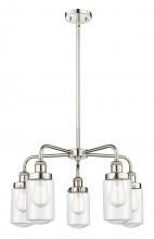 Innovations Lighting 916-5CR-PN-G312 - Dover - 5 Light - 23 inch - Polished Nickel - Chandelier