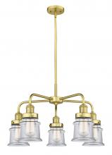 Innovations Lighting 916-5CR-SG-G182S - Canton - 5 Light - 24 inch - Satin Gold - Chandelier