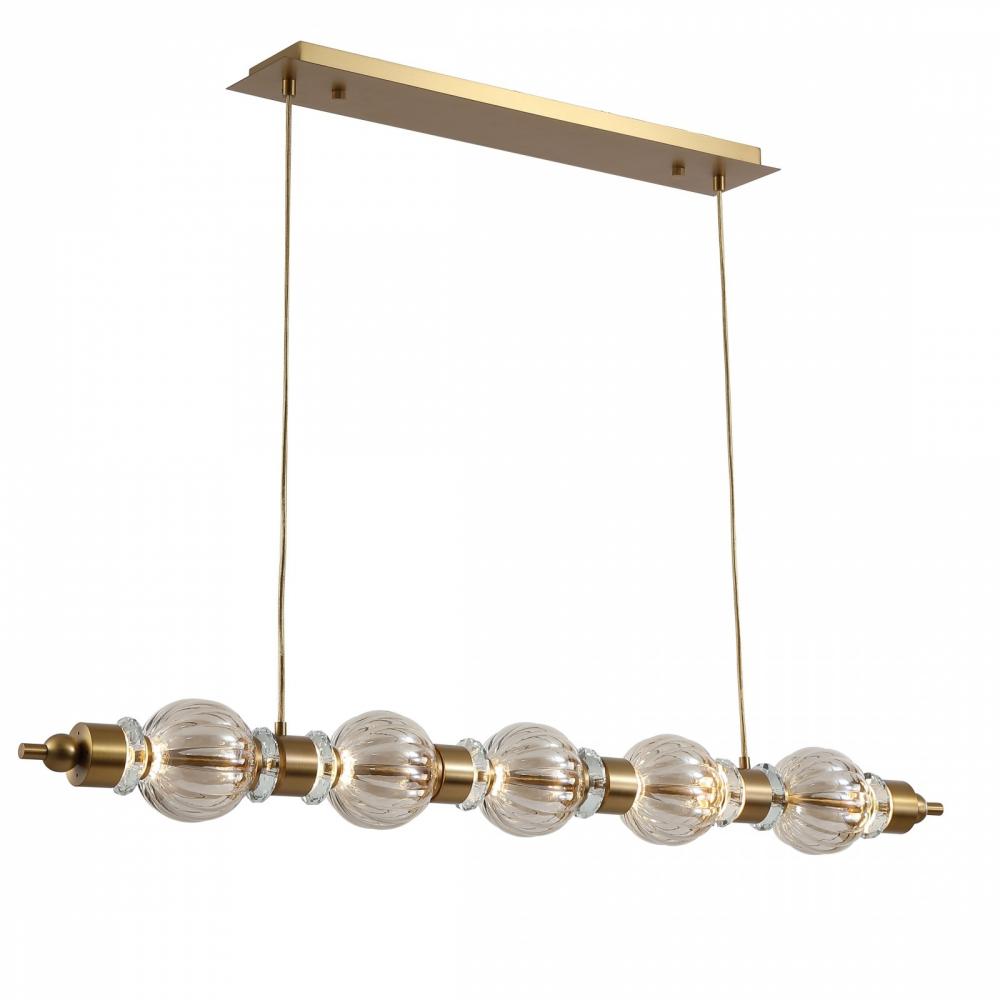 Avra Aged Brass Pendant