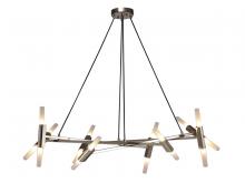 Avenue Lighting HF6016-PN - Manhattan Ave. 54" Rectangular Chandelier in Polished Nickel