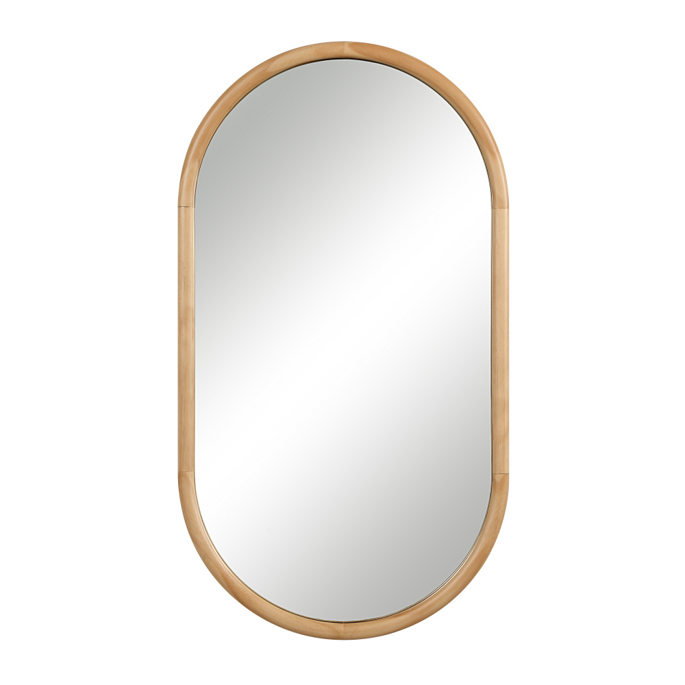 Puno 36" H x 20" W Wall Mirror, Brown