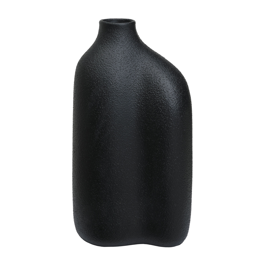 Challenger Indoor Ceramic Vase, Black