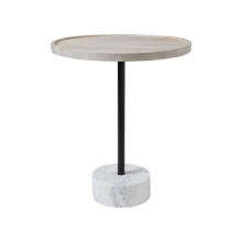 Renwil TA493 - Antares Indoor Acacia Wood Side Table, Whitewash