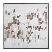 Renwil OL2211 - Malva 40" H x 40" W Canvas Art, Beige