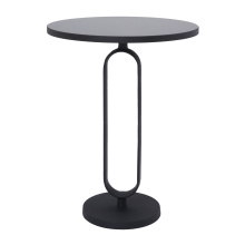 Renwil TA472 - Eryx Indoor Cast Aluminum Side Table, Matte Black