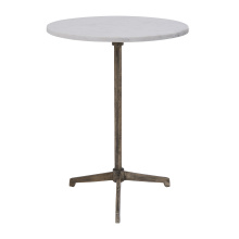 Renwil TA487 - Canning Indoor Cast Aluminum Side Table, Antique Brass