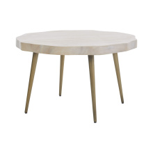 Renwil TA455 - Core Indoor Acacia Wood Table, White