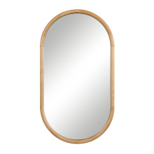 Renwil MT2716 - Puno 36" H x 20" W Wall Mirror, Brown