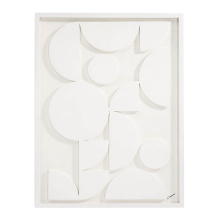 Renwil W6731 - Tivat 36" Wide Wall Art, White