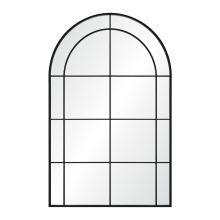 Renwil MT2546 - Atkinson 62" Tall Arch Full Length Mirror, Black