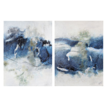 Renwil OL2096 - Adhara 36" Wide Canvas Art, Blue