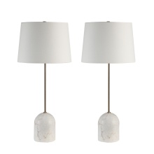Renwil LPT1290-SET2 - Dili 31" Height Table Lamp, White