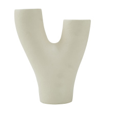 Renwil VAS281 - Wisteria Indoor Ceramic Stoneware Large Vase, Textured Beige Semi-Gloss