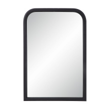 Renwil MT2622 - Dovima 36" Tall Arch Rectangular Mirror, Textured Black