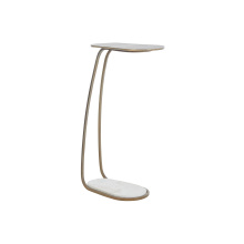 Renwil TA453 - Balam Indoor Aluminum Table, Antique Brass