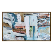 Renwil OL2074 - Madsen 50" Wide Canvas Art, Blue