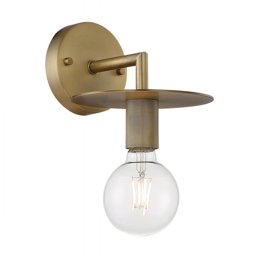 Bizet - 1 Light Sconce with- Vintage Brass Finish