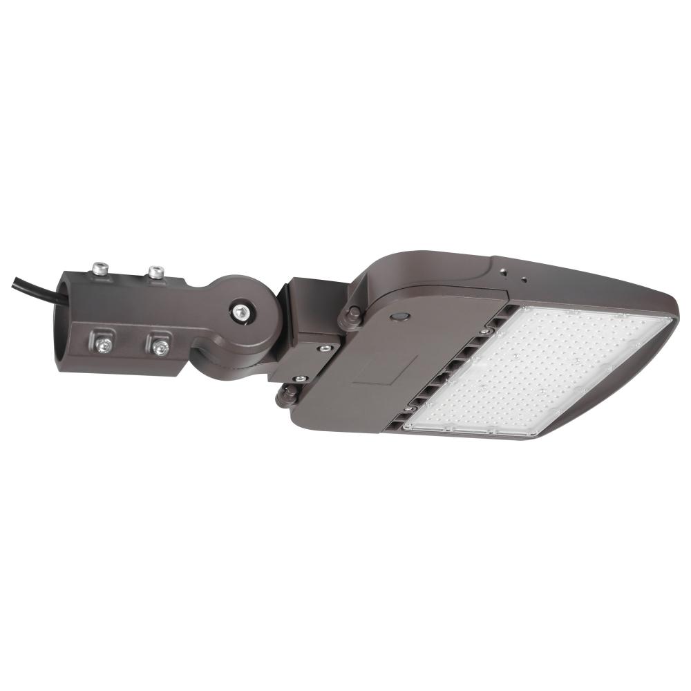 LED Area Light Type III; 100W; Bronze Finish; 5000K; 120-347V