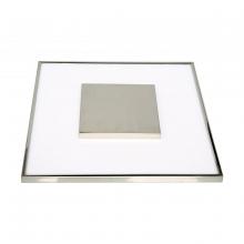 Nuvo 62/1522 - 26 watt; 13" Flush Mount LED Fixture; Square Shape; Brushed Nickel Finish